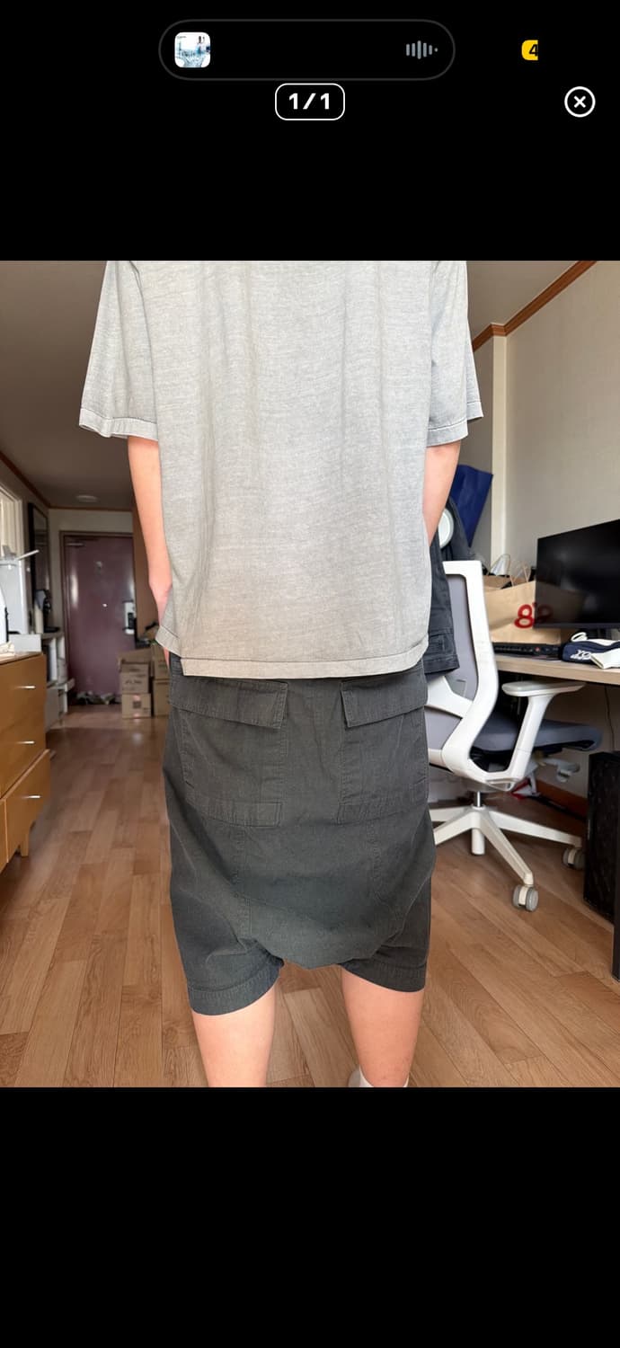 판완/릭오웬스 쇼츠 19S 상품이미지6