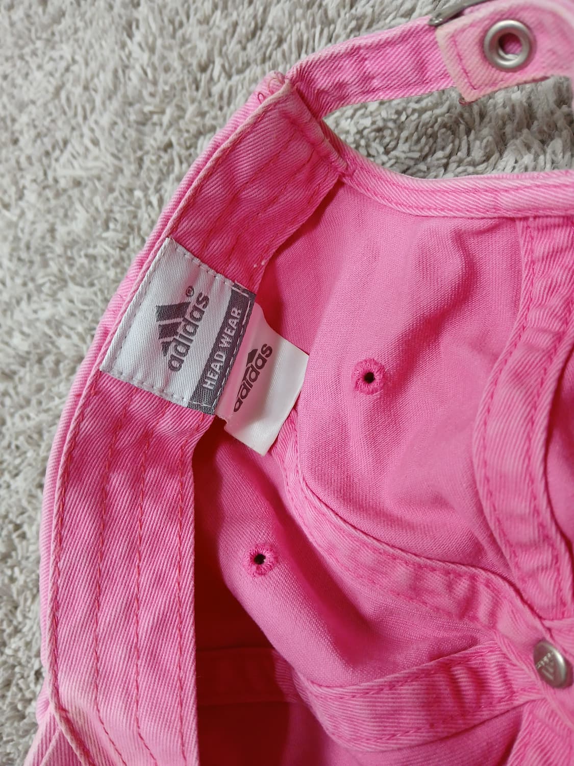 빈티지 아디다스 핑크 볼캡 상품이미지8