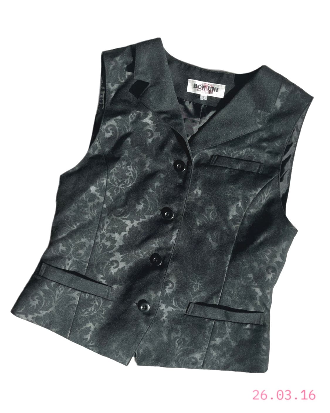 Jacquard vest 자카드 베스트 상품이미지1