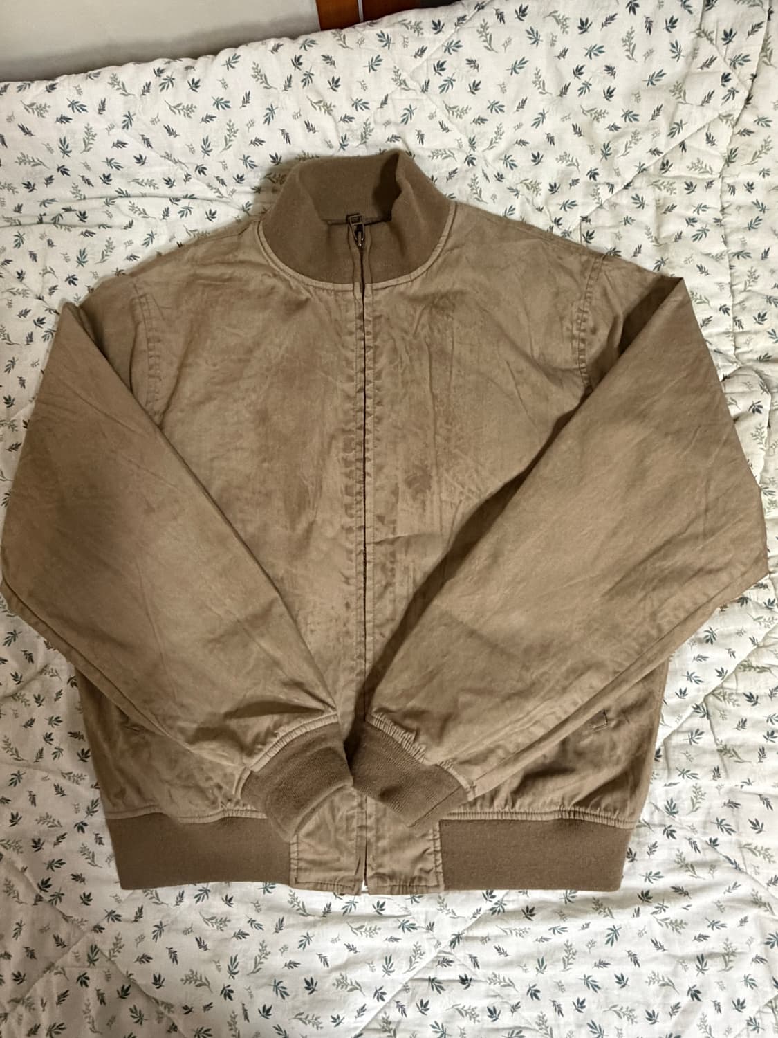 [M] 디스이즈네버댓 x 다니엘 존스턴 워시드 탱커 자켓 카키 디네댓 상품이미지1