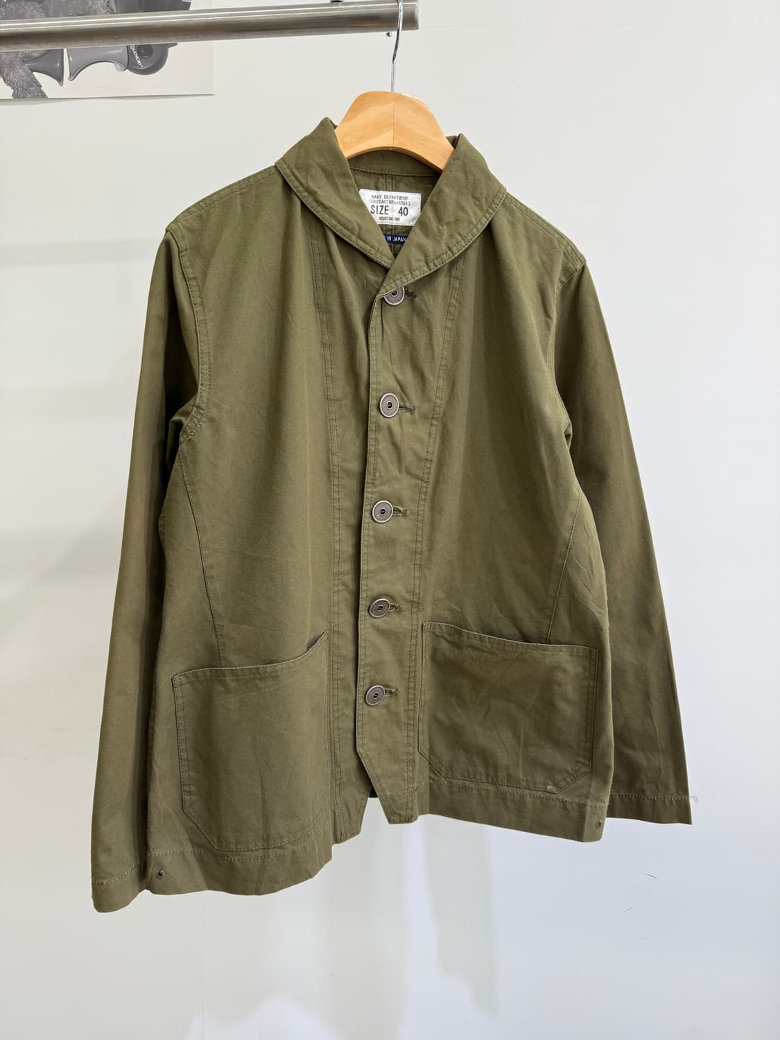 HOUSTON (Made in Japan) 휴스턴 숄카라 자켓 상품이미지2