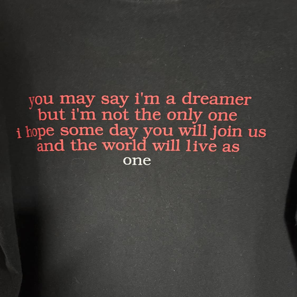 90s 비틀즈 존레논 ‘imagine’ 빈티지 밴드티 S 상품이미지7