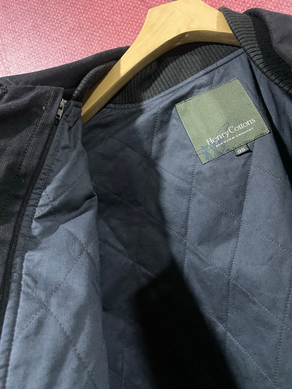 헨리코튼 남성 블랙 코트 95 상품이미지6