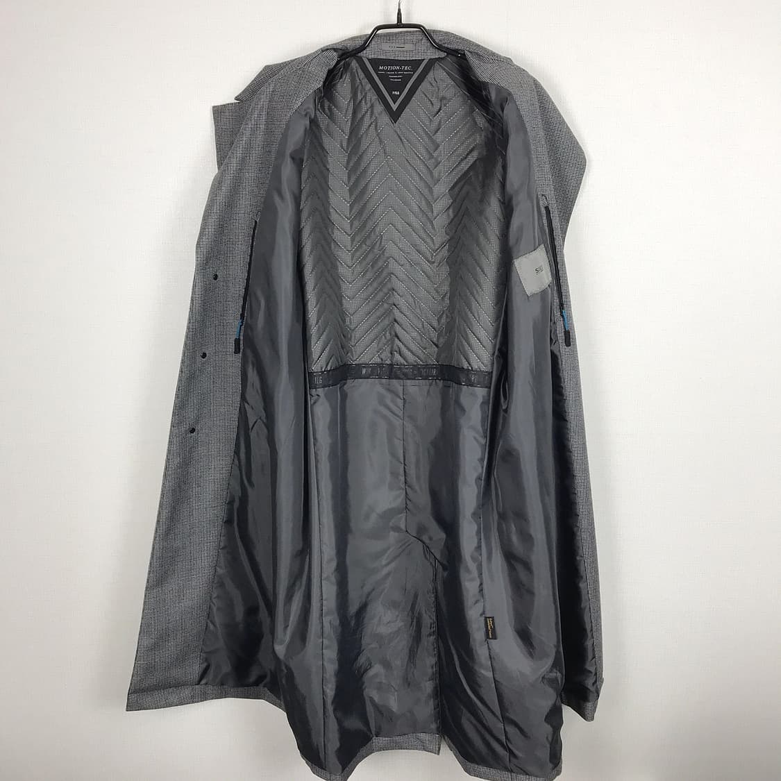 지이크 SIEG 방수 체크 트렌치코트 남성100 상품이미지7