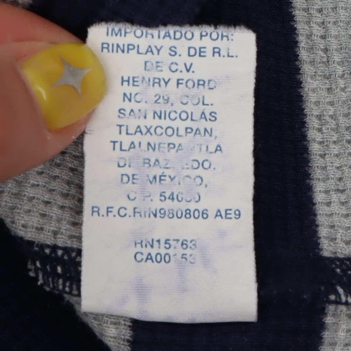 폴로 랄프로렌 네이비 스트라이프 와플 롱슬리브 상품이미지10