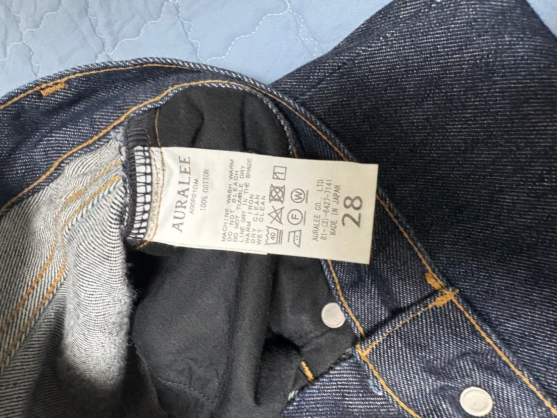 오라리 5p 데님 28 인디고 상품이미지3