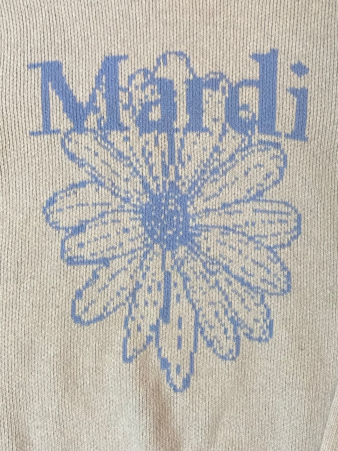 Mardi Mercredi 마르디 메크르디 데이지 캐시미어 니트 아이보리 상품이미지3