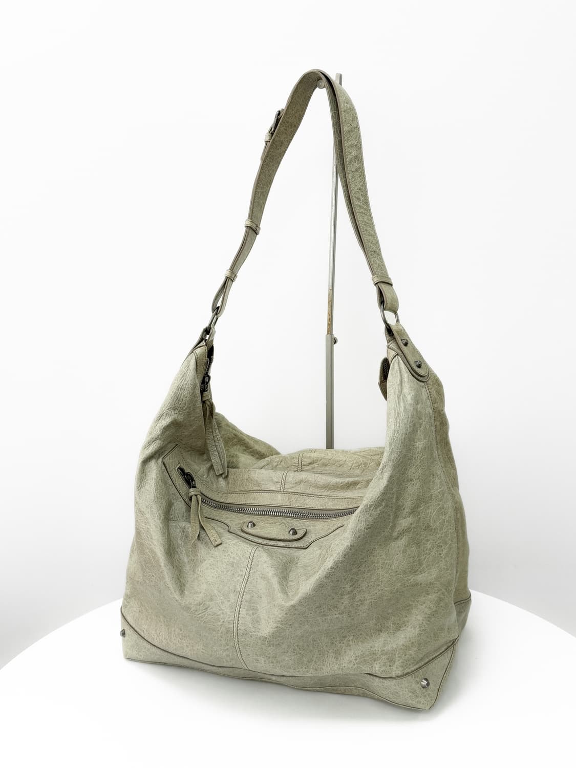 발렌시아가 아레나 레더 클래식 쿠리에 크로스백 상품이미지1