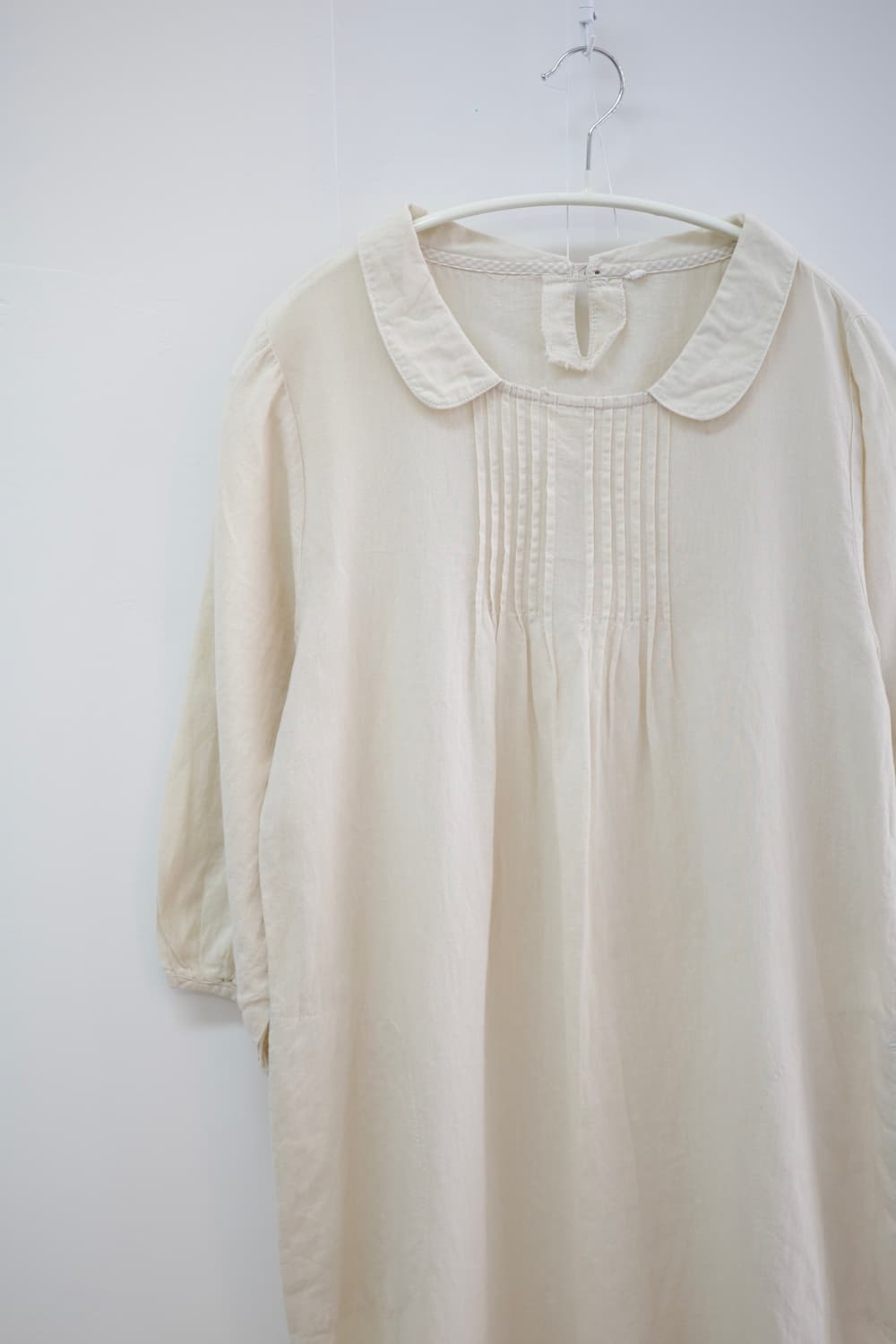 Oatmeal round collar one-piece 상품이미지4