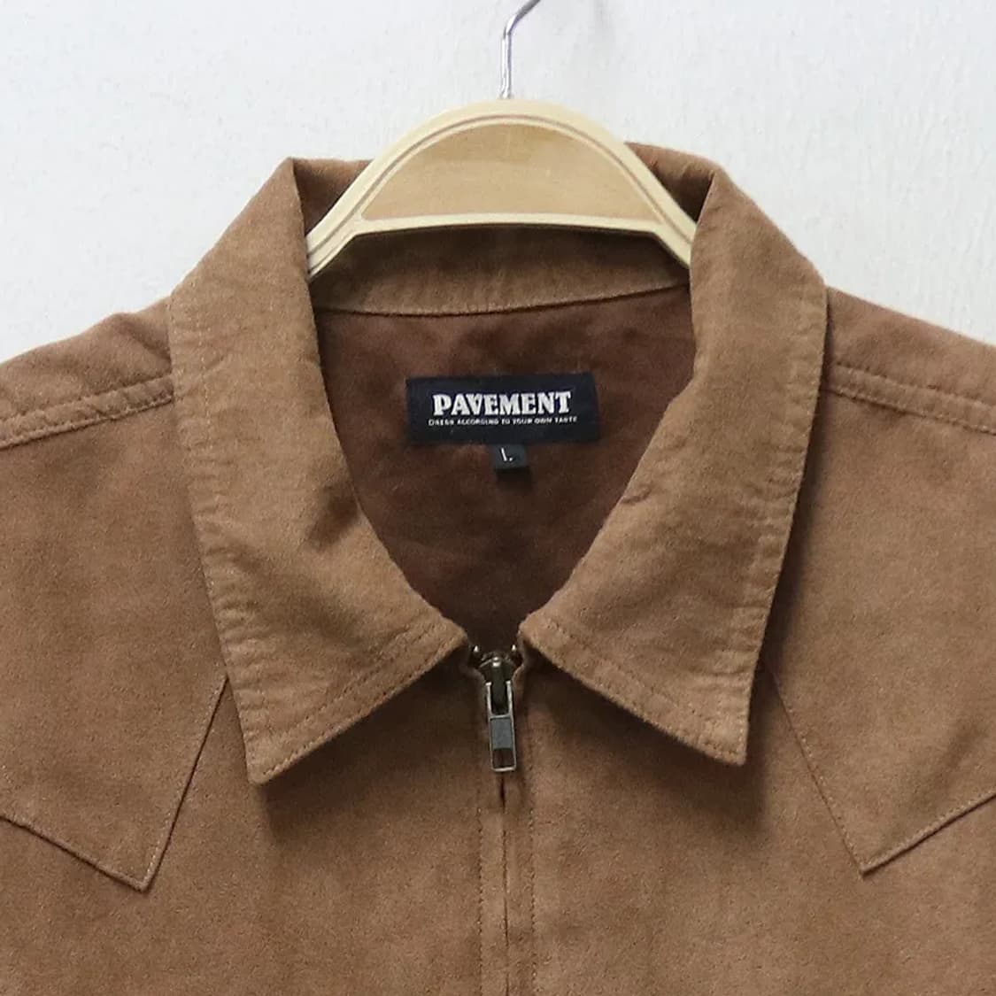 PAVEMENT 스웨이드 투포켓 집업 자켓 63425 상품이미지5
