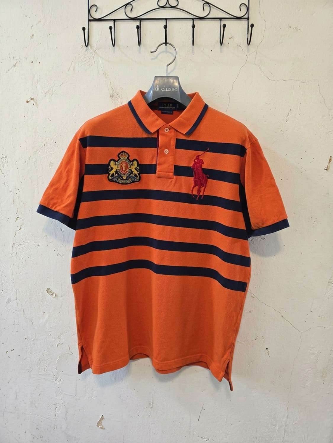 폴로 랄프로렌 스트라이프 빅포니 카라티 XL 상품이미지1