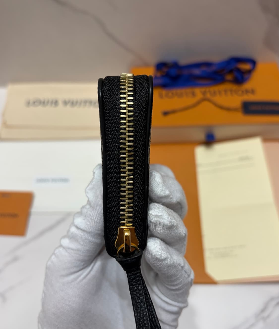 [정품] S급 루이비통 앙프렝뜨 장지갑 백화점 풀구성 상품이미지3