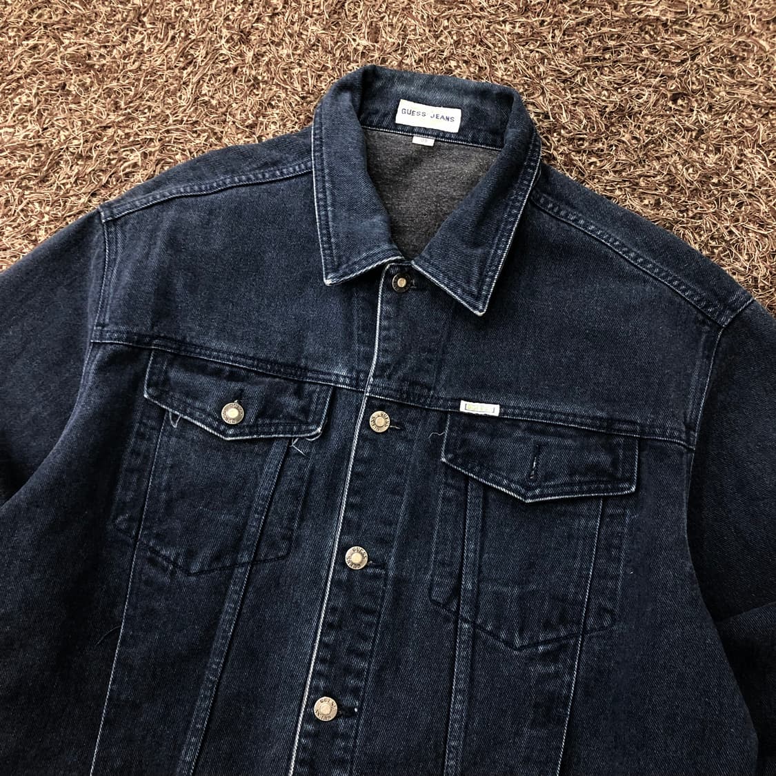 게스 90s 블랭킷 데님 트러커 자켓 상품이미지2