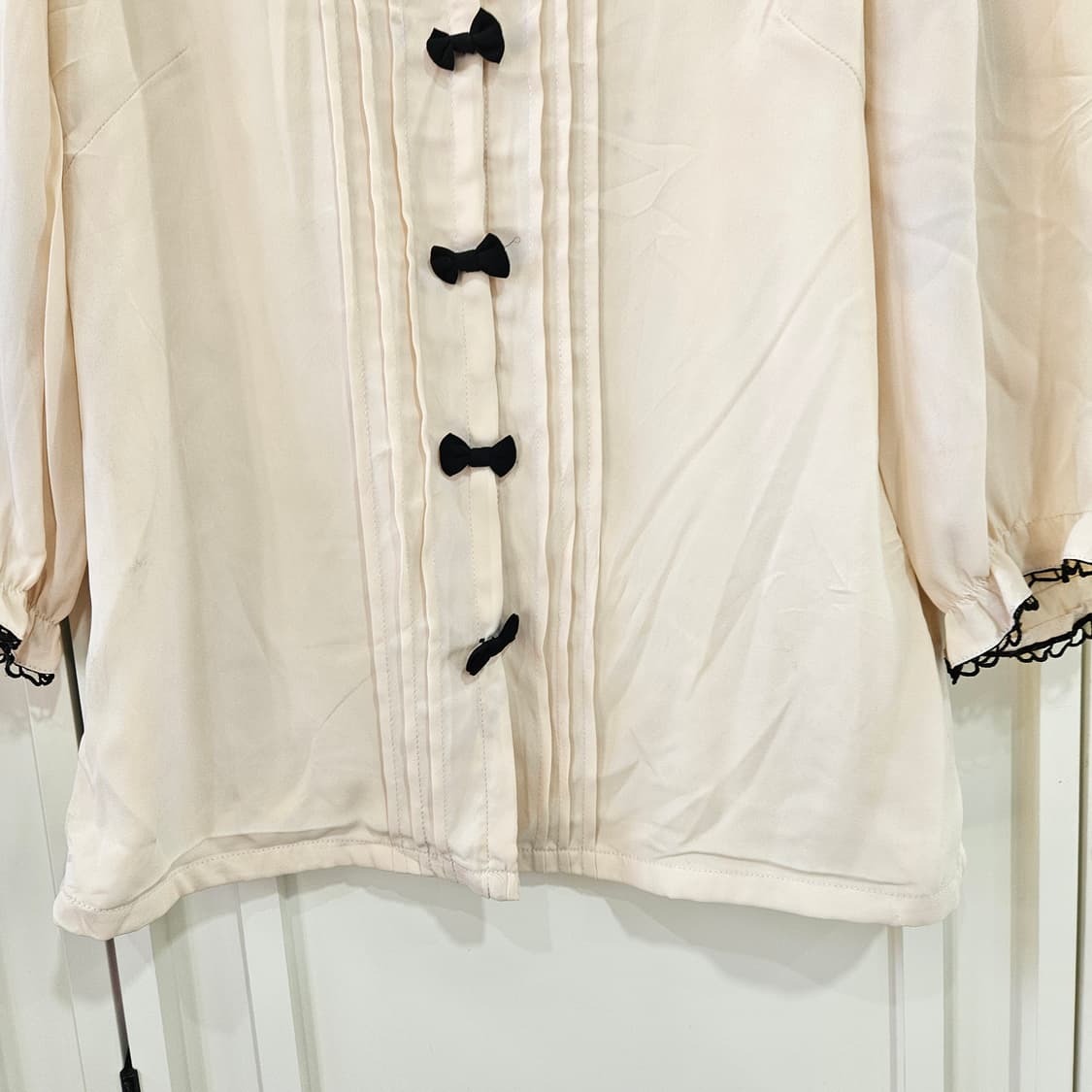 리본 쉬폰 블라우스 상품이미지4