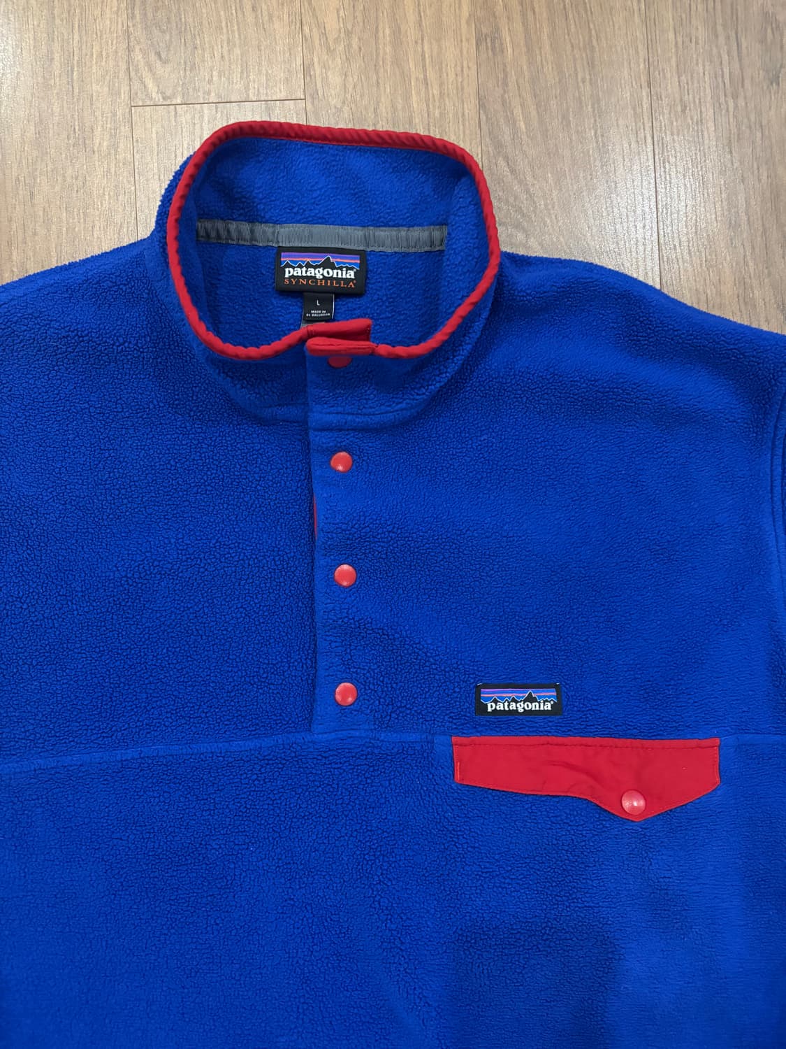 파타고니아  헤비웨이트 신칠라 패시지 블루 L사이즈 상품이미지3