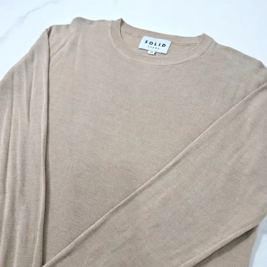 솔리드옴므 실크 100% 라운드 니트 (48/100) 상품이미지8