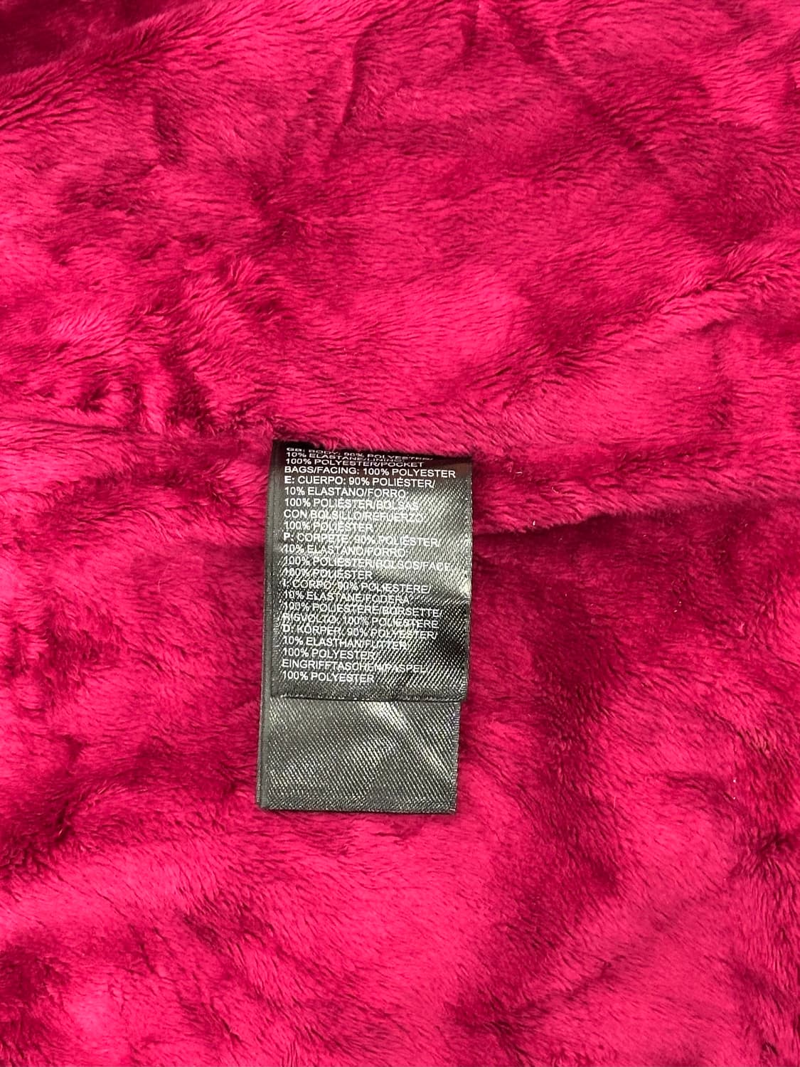 노스페이스 핑크 여성용 고프코어 안감 털 기모 후리스 바람막이 자켓 XL 상품이미지8