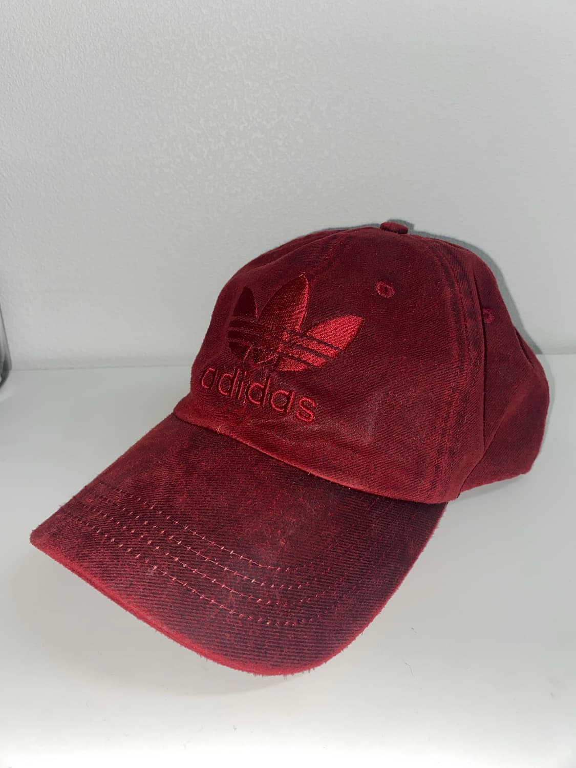아디다스 로고 볼캡 레드 상품이미지2