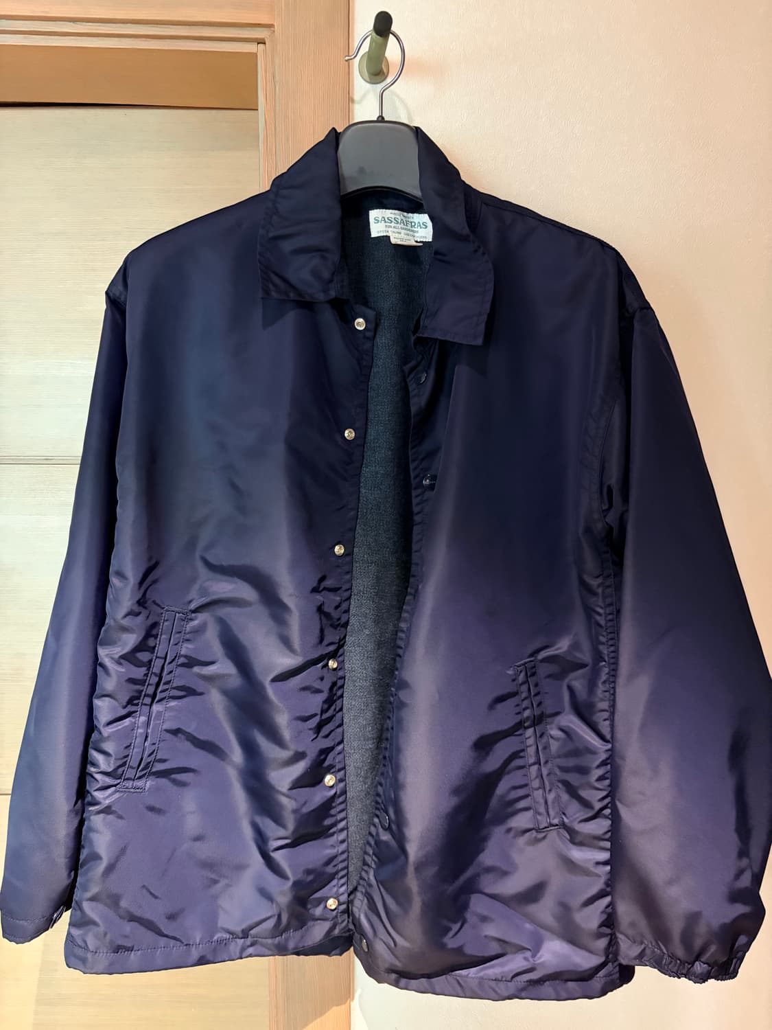 [M] 사사프라스 가드너 브레이커 네이비 새상품급 상품이미지2