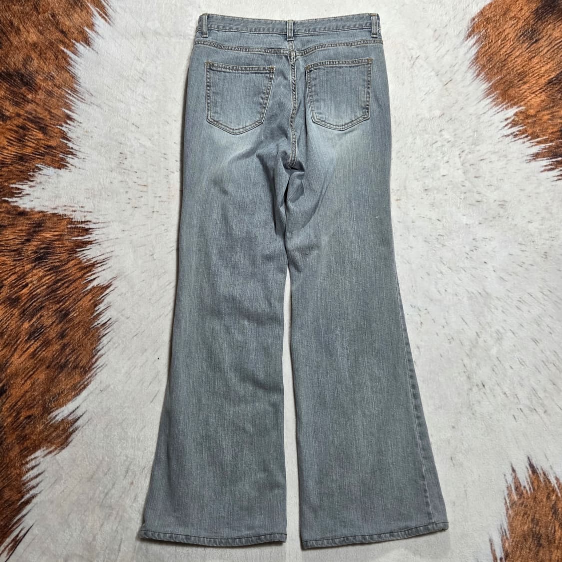 연청 그레이 데님 부츠컷 팬츠 상품이미지4