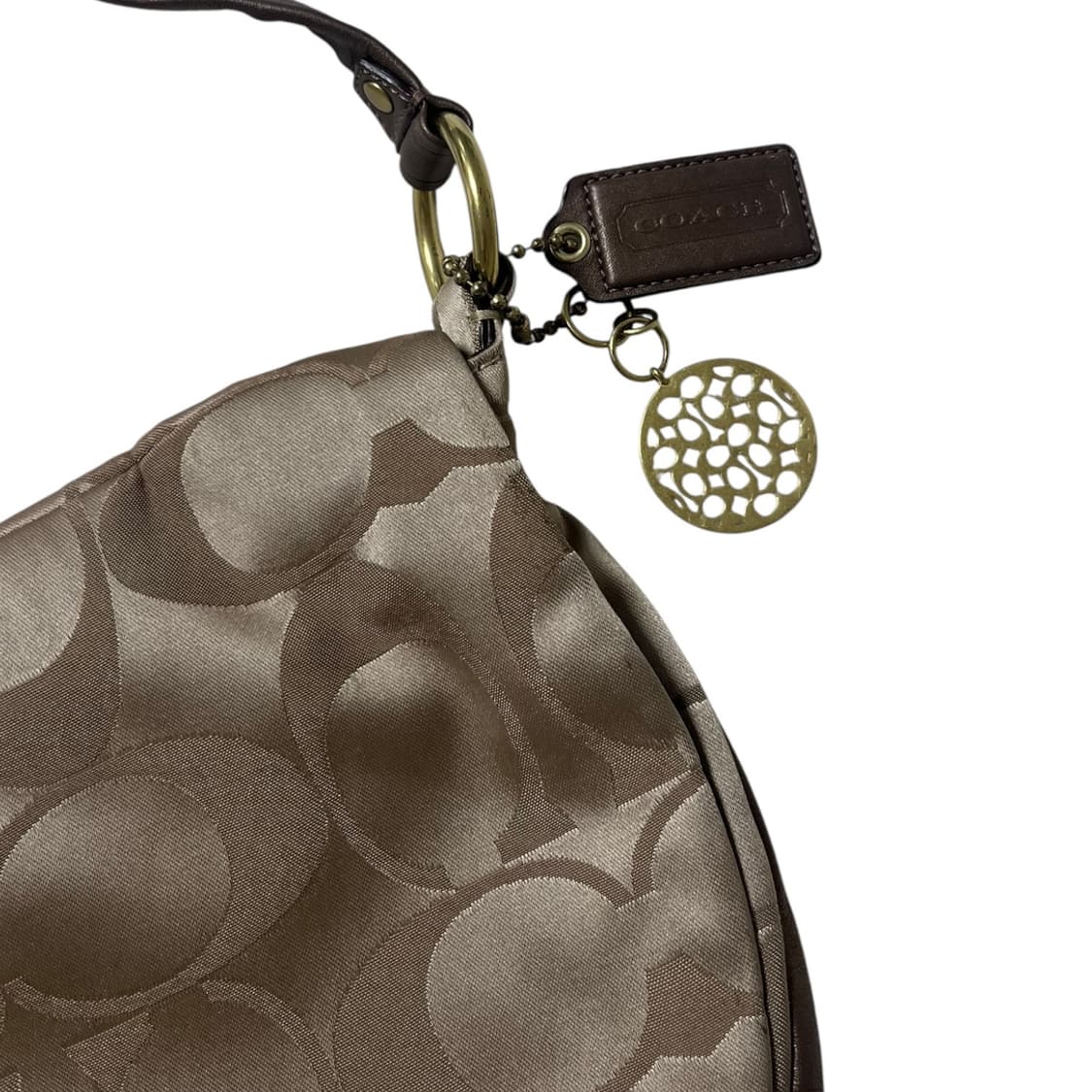 코치 COACH vintage brown monogram hobo bag 상품이미지4
