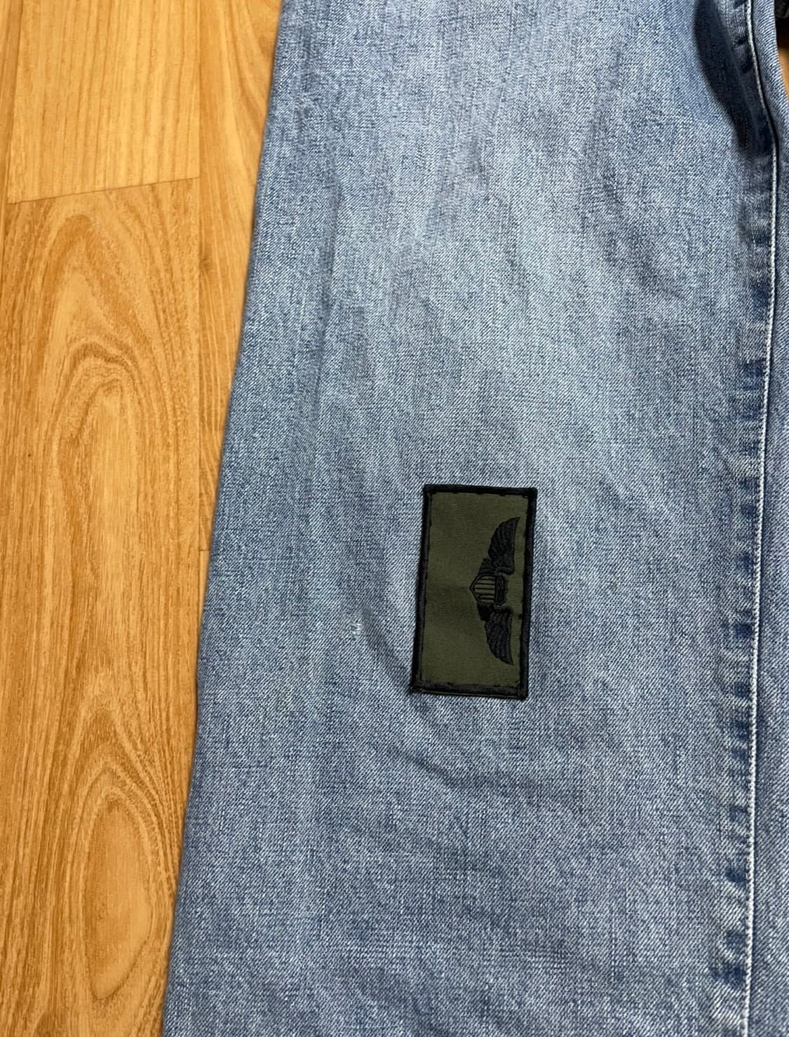 포터리 원워시드 와이드 데님 상품이미지5