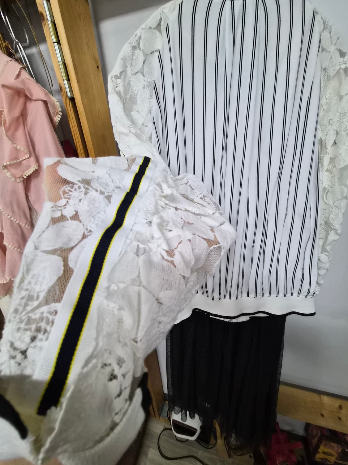 오즈세컨 레이스 집업 블루종.질스튜어트 레이스샤 스커트 상품이미지7