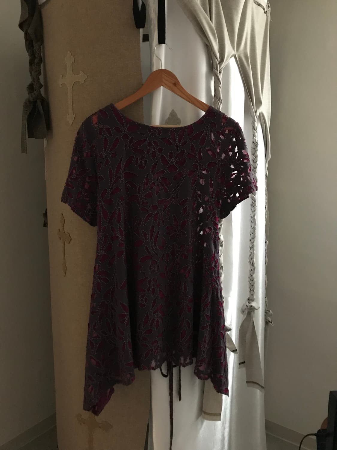 vintage mash pattern top 상품이미지6