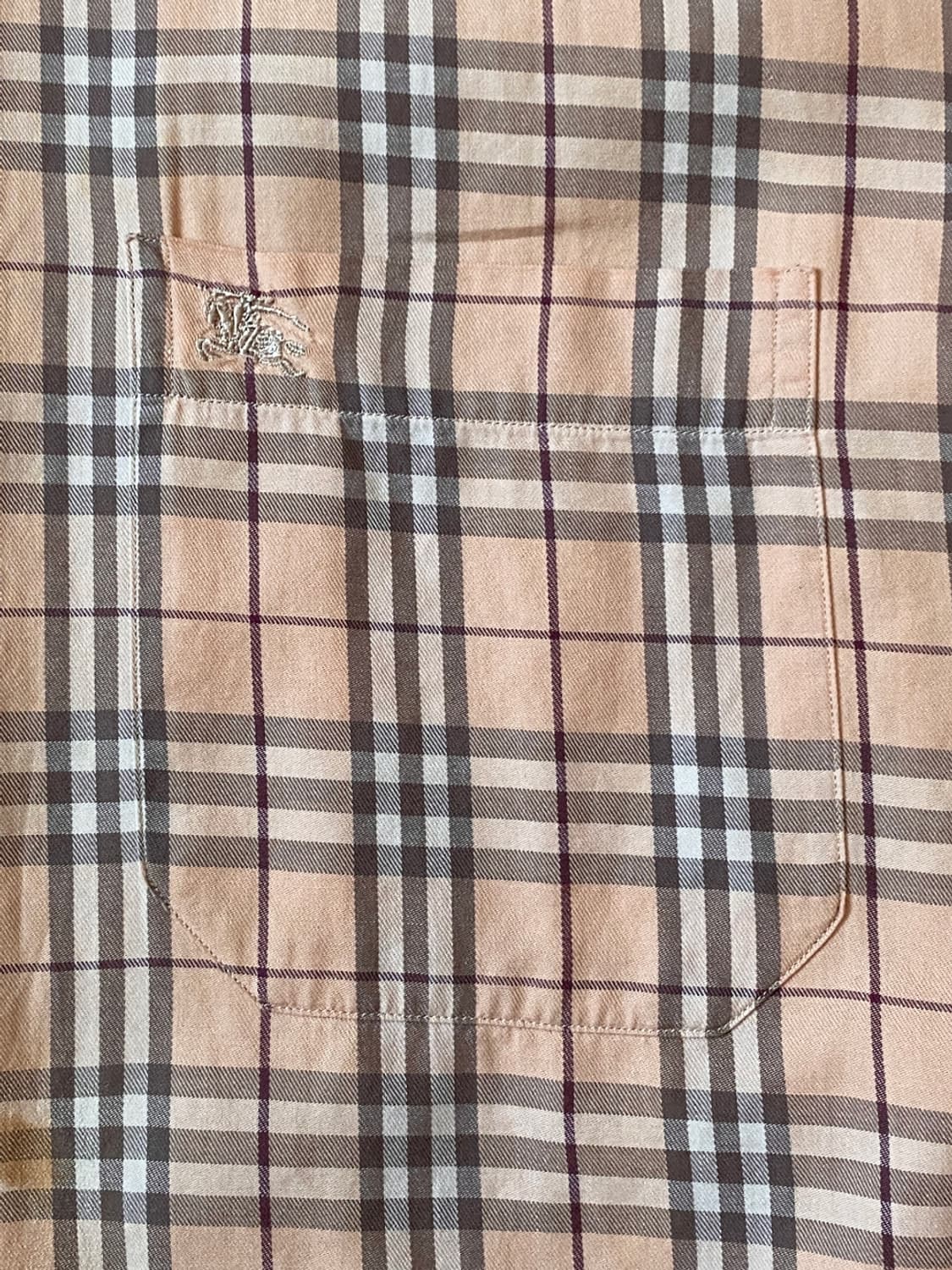 버버리 체크 셔츠 (Man XL) AB0269 상품이미지8