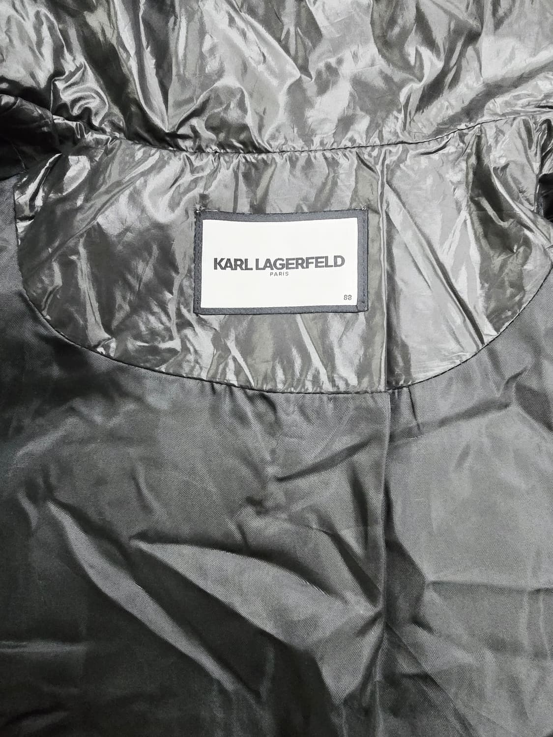 칼라거펠트 블랙 푸퍼 구스다운패딩 자켓 상품이미지8