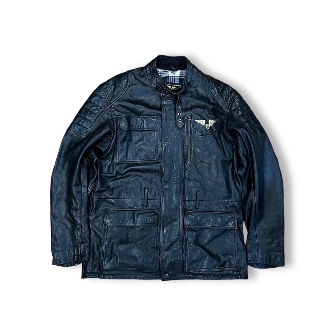 블랙카페런런 바이크 자켓 상품이미지1