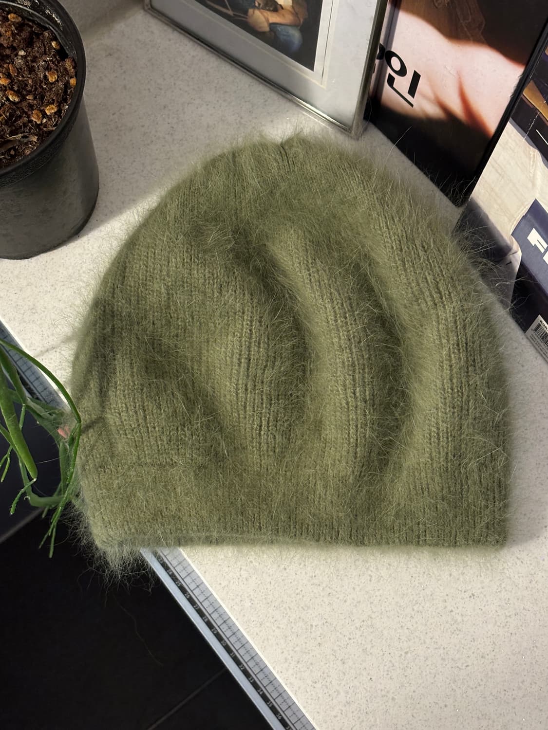 빈티지 앙고라 비니 상품이미지1