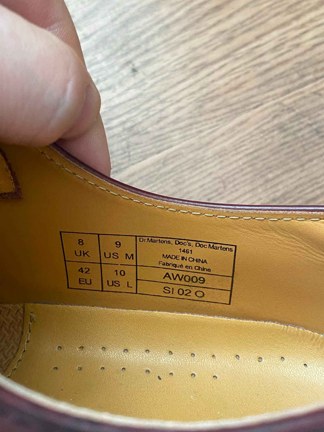 닥터마틴 1461 체리레드 270 상품이미지5