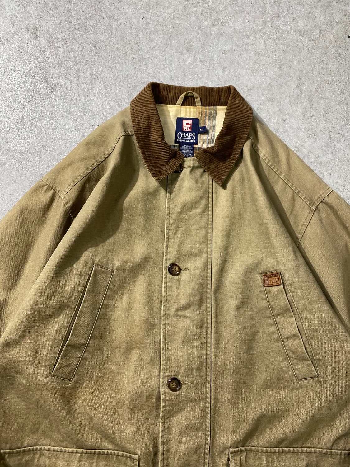 [M] 90s Chaps 챕스 랄프로렌 빈티지 코튼 헌팅자켓 상품이미지2