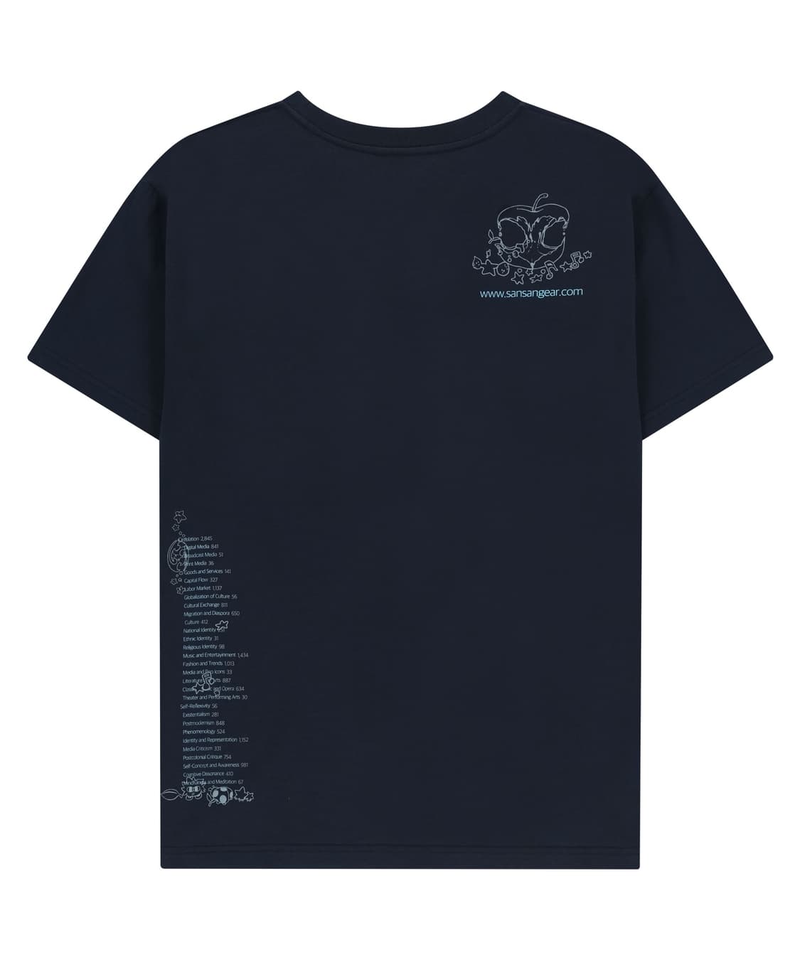 PULSE OF REBIRTH T-SHIRT [NAVY] 상품이미지2