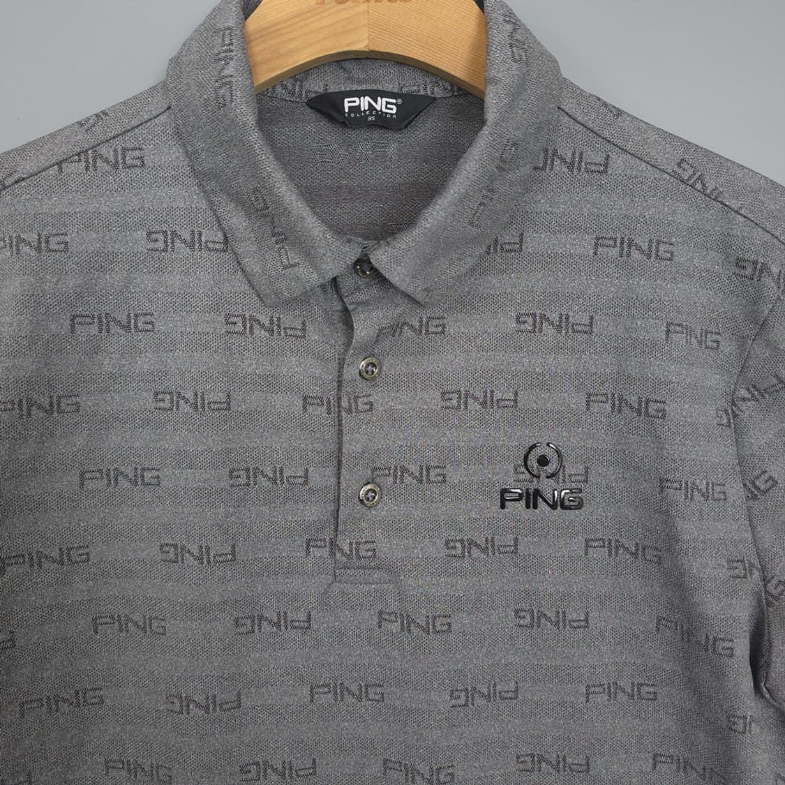 핑 PING 올오버 로고 골프 카라 반팔티 95 상품이미지2