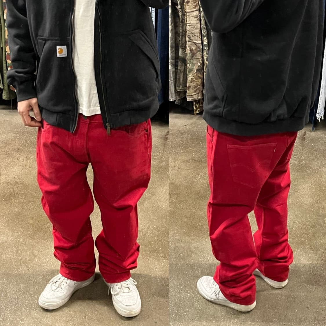 Levis501 레드 컬러진 (38”) 상품이미지6