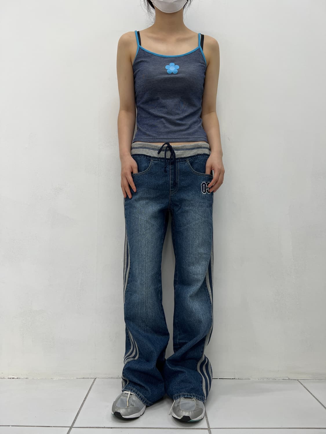 flower printing sleeveless 상품이미지4