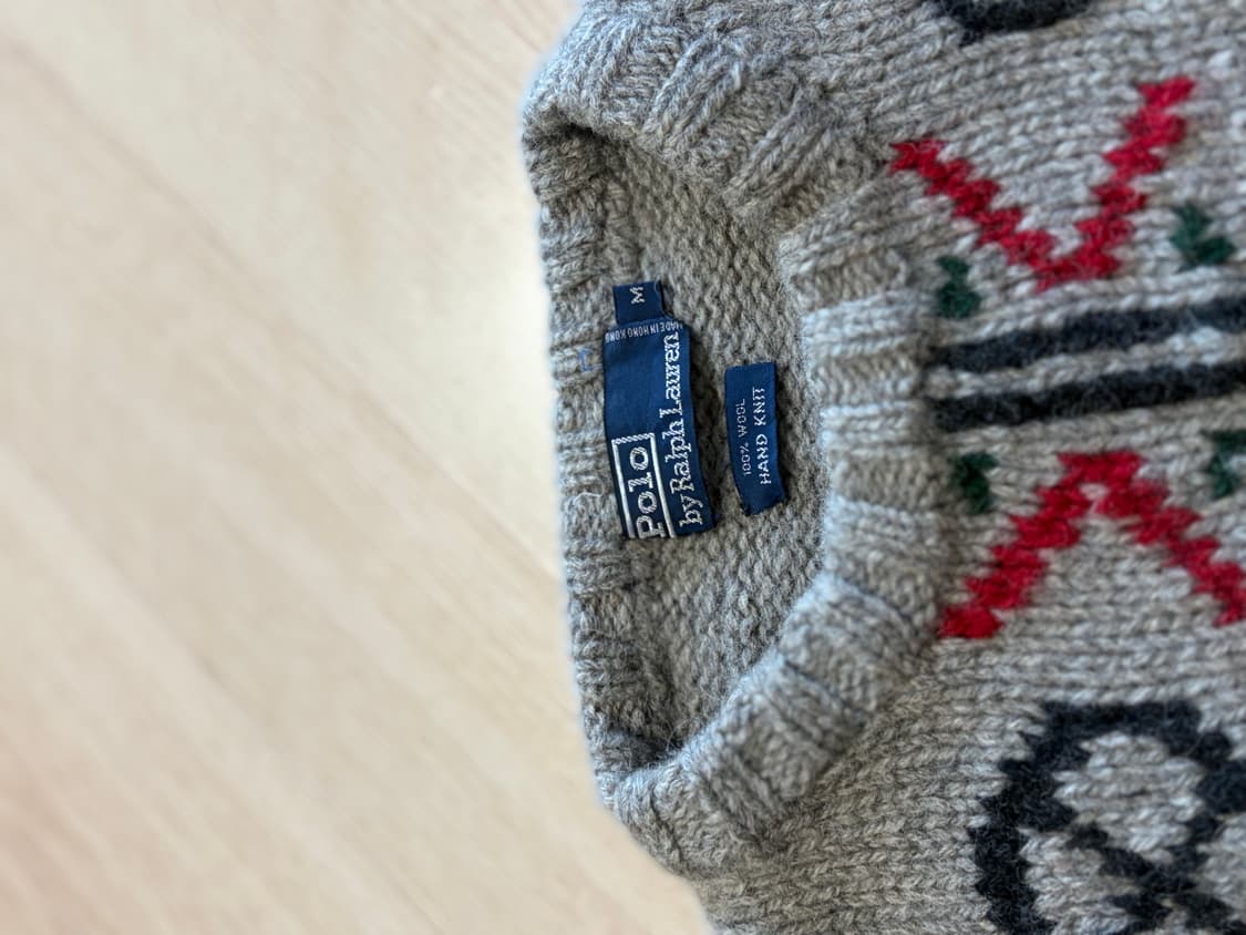 (M) 폴로 컨트리 카누 핸드 니트 polo 랄프로렌 rrl 상품이미지5