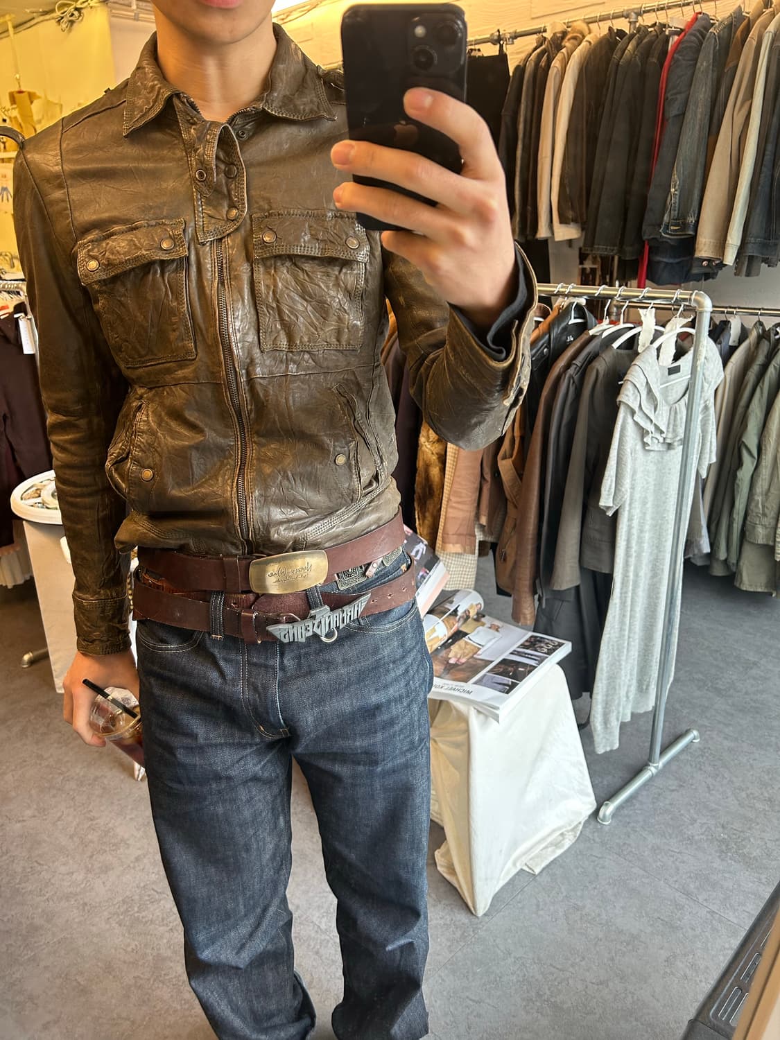 Vintage 가죽자켓 상품이미지1