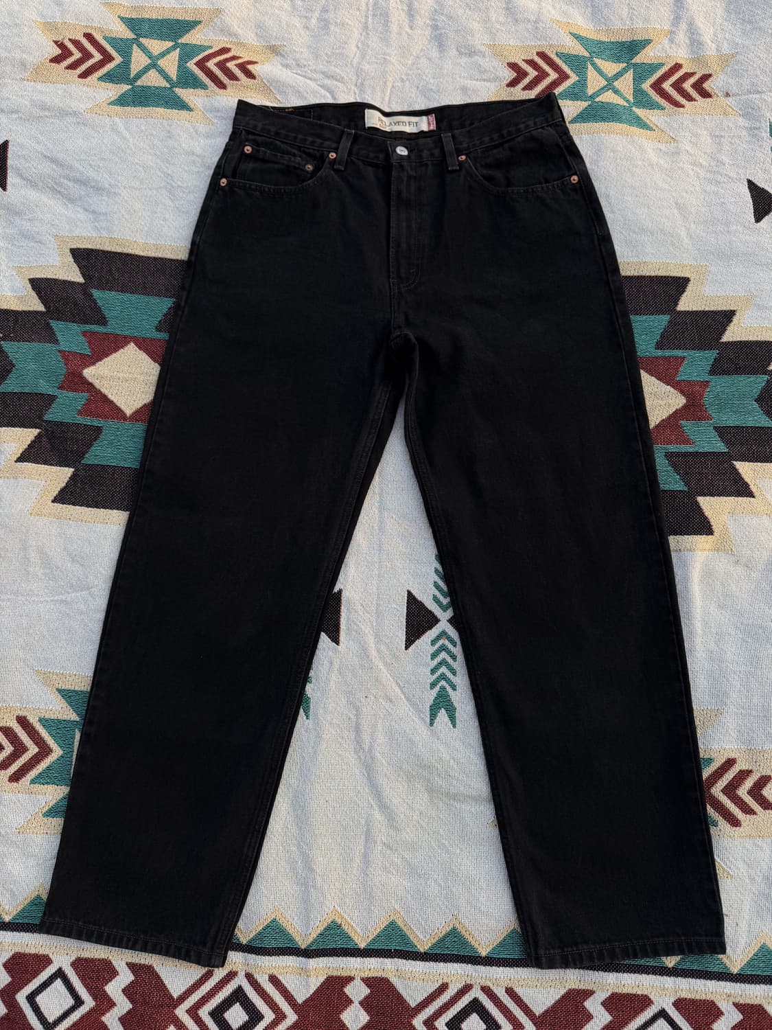 리바이스 550 흑청 34/30 지퍼플라이 상품이미지2