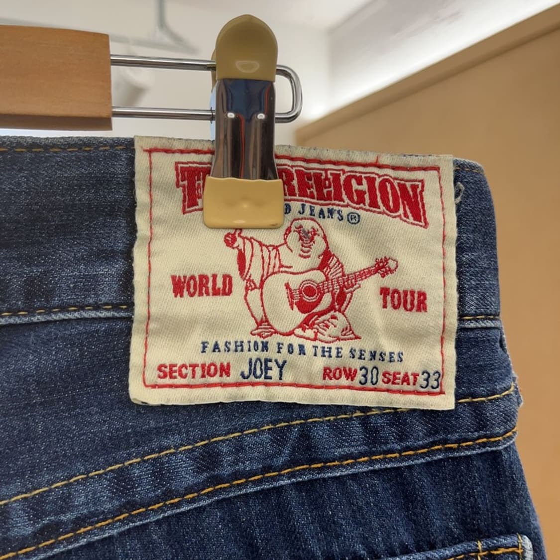 트루릴리젼 조이 Y2K 데님 청바지 30인치 C06231 상품이미지3