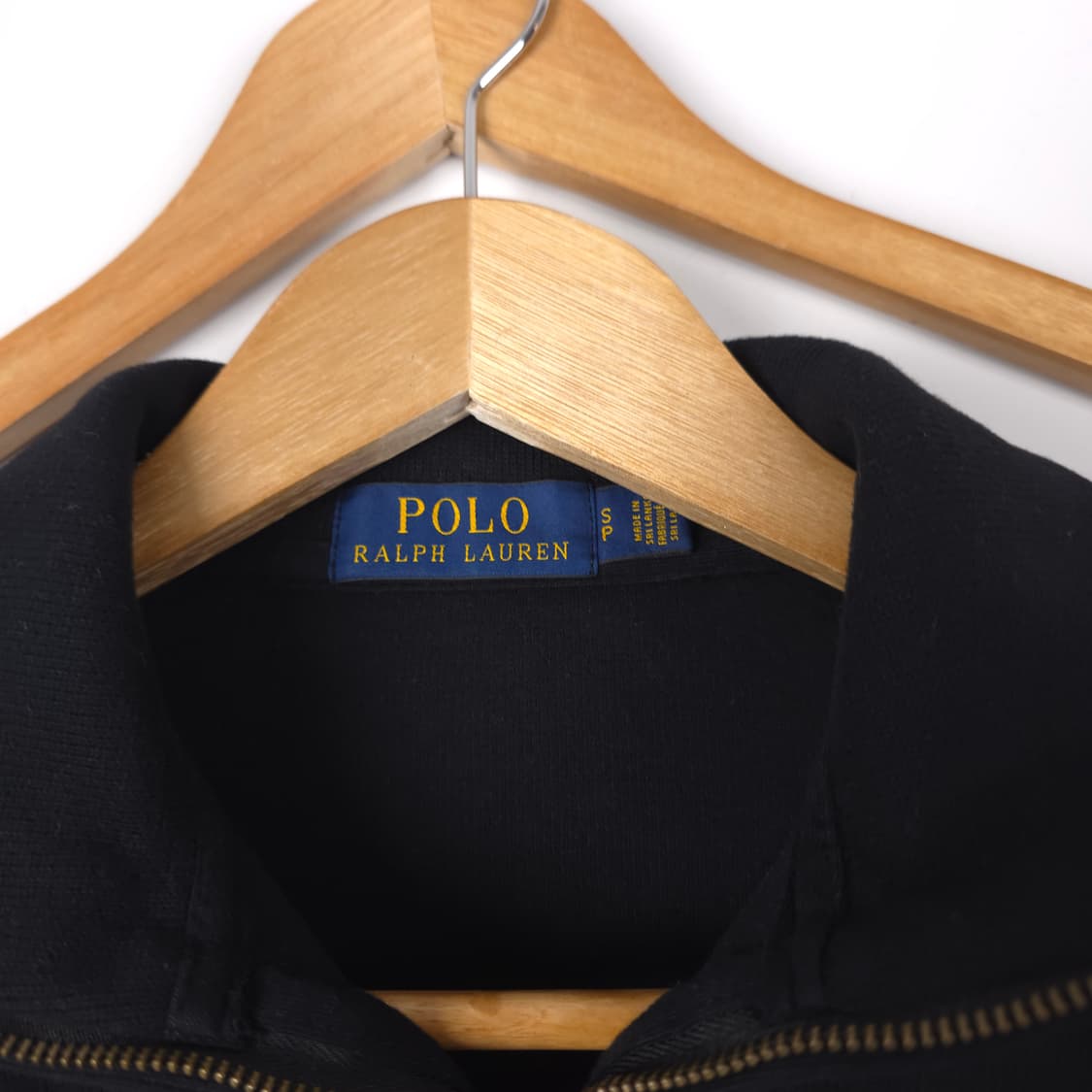 폴로 랄프로렌 코튼 하프집업 블랙 (S) 상품이미지4