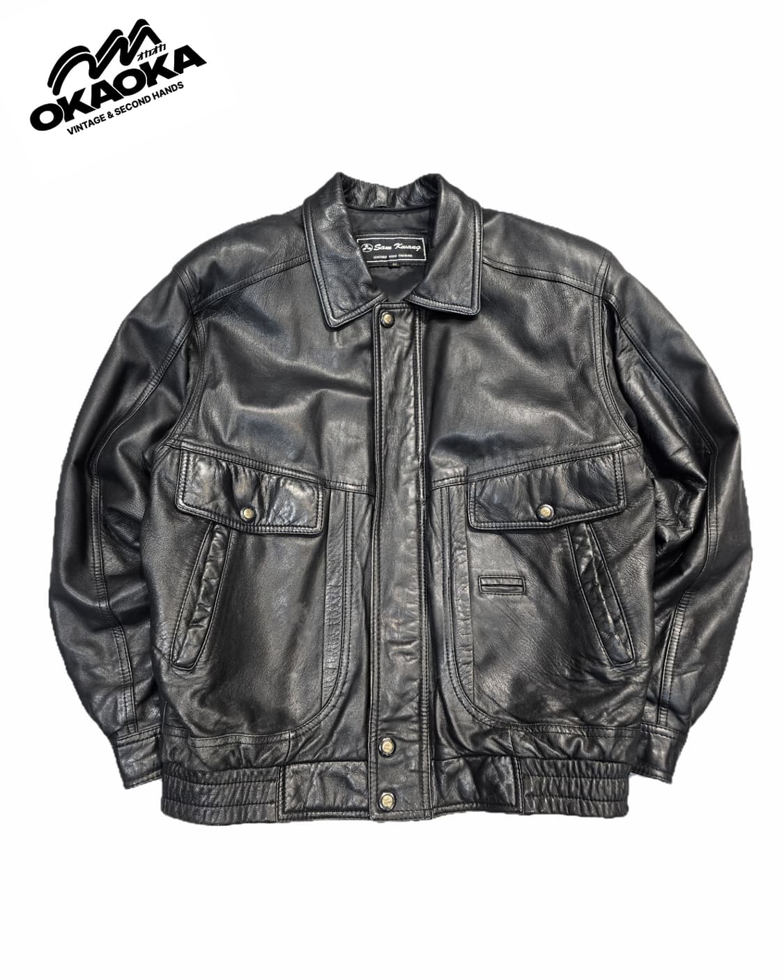 90's Sam Kwang 쉽레더 자켓 상품이미지1