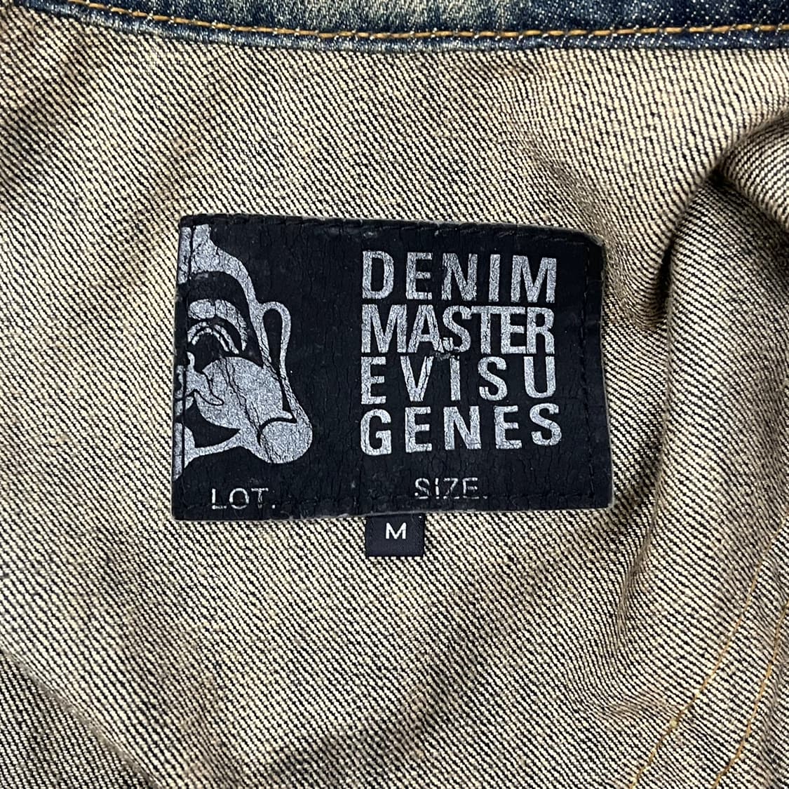 [정품/M] EVISU 에비수 데님 자켓 청자켓 b19 상품이미지5