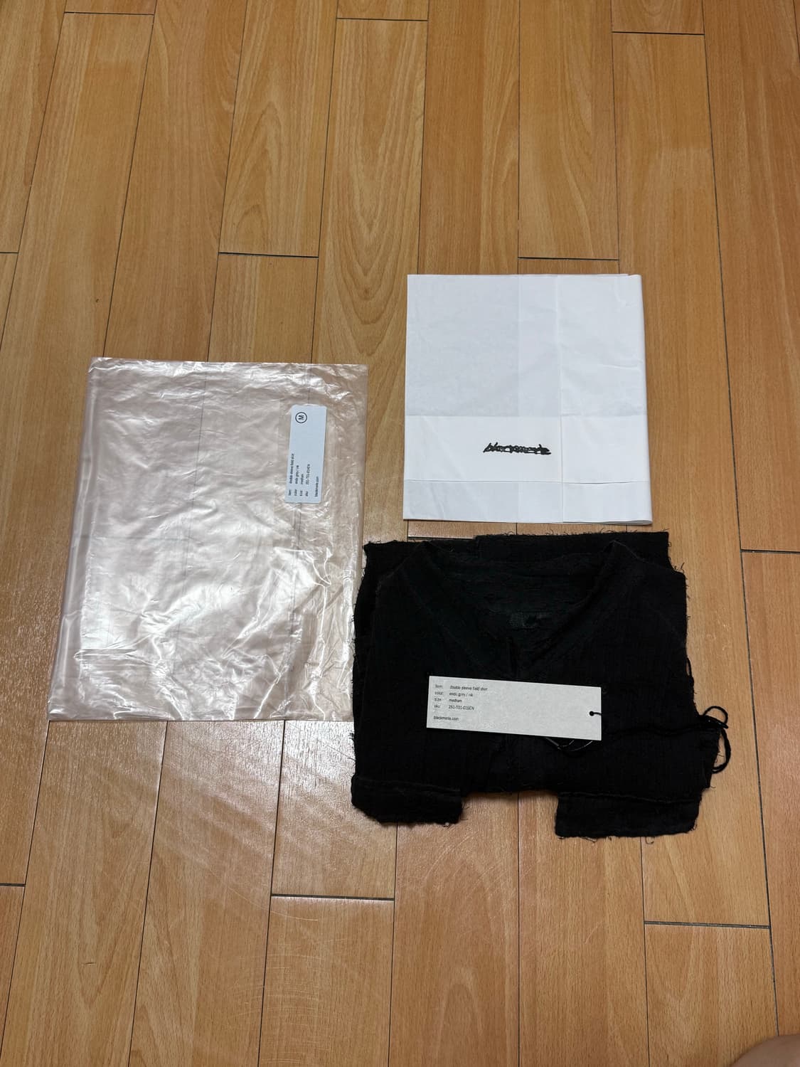 blackmerle double sleeve endo gray [M] 상품이미지7