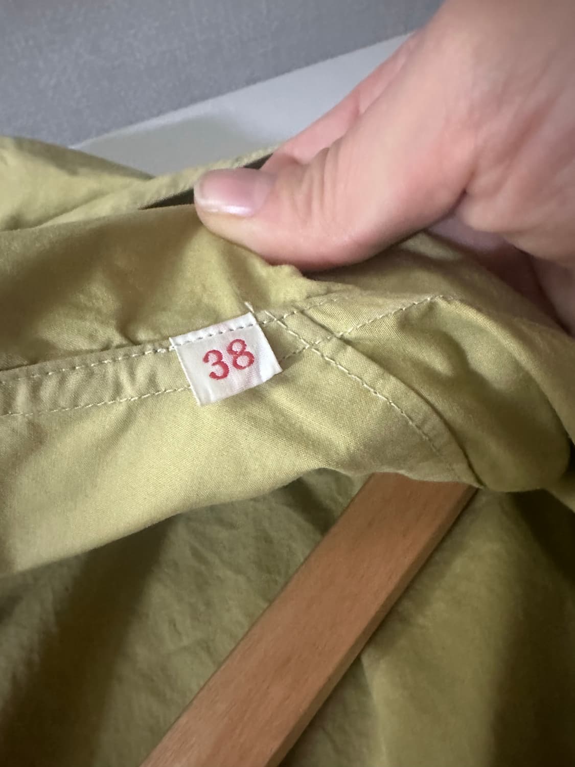 단톤 코튼 숏후드 자켓 38사이즈 상품이미지5