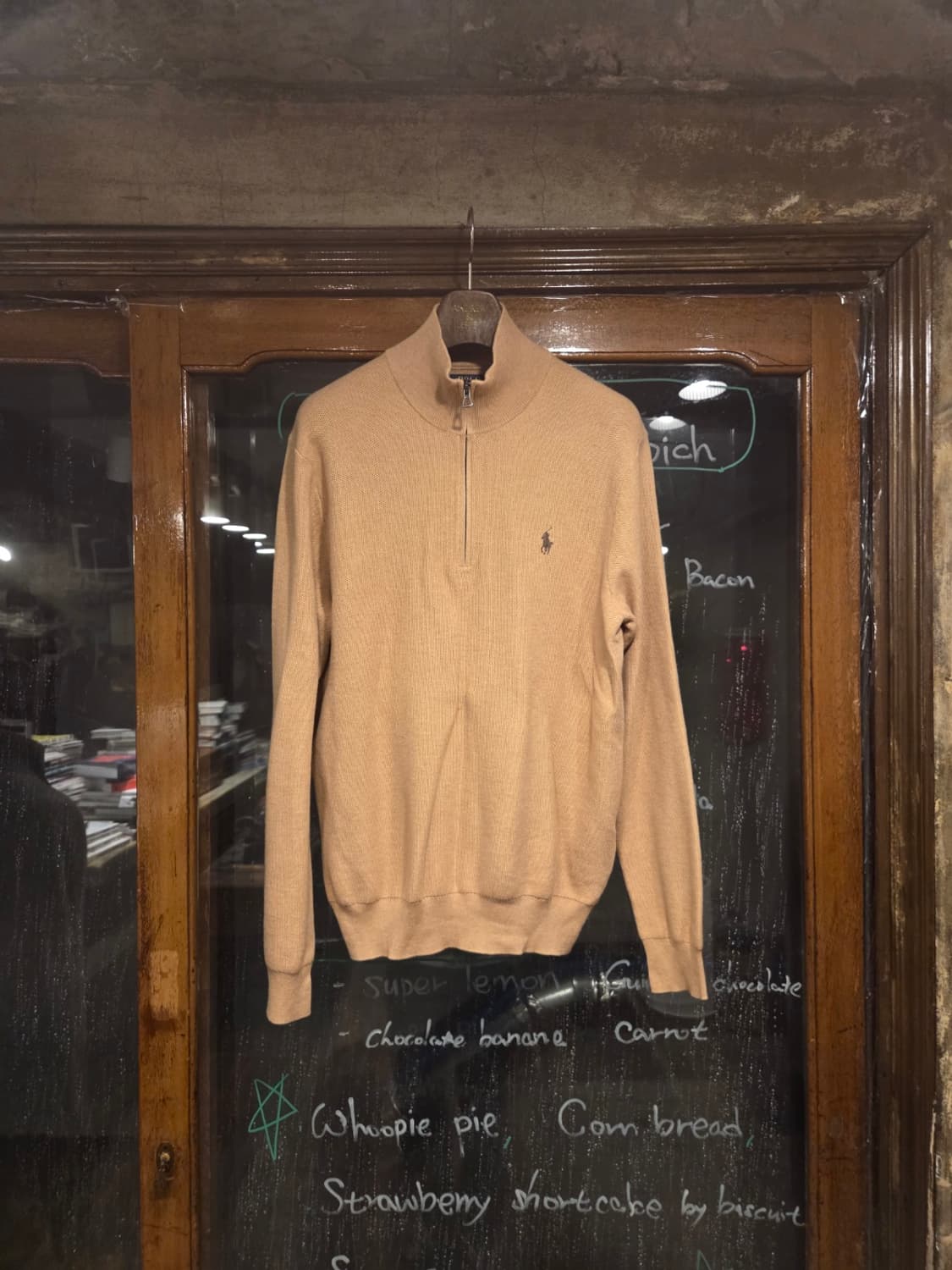 폴로랄프로렌 피마코튼 니트 짚업 상품이미지1