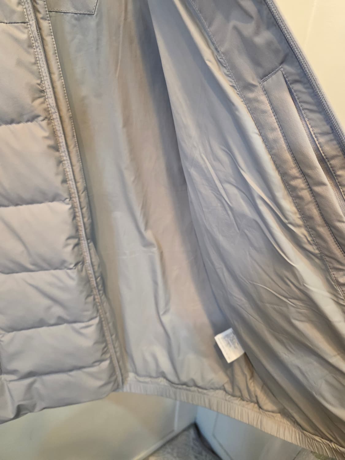 뉴발란스 경량 패딩  L 회색 상품이미지5