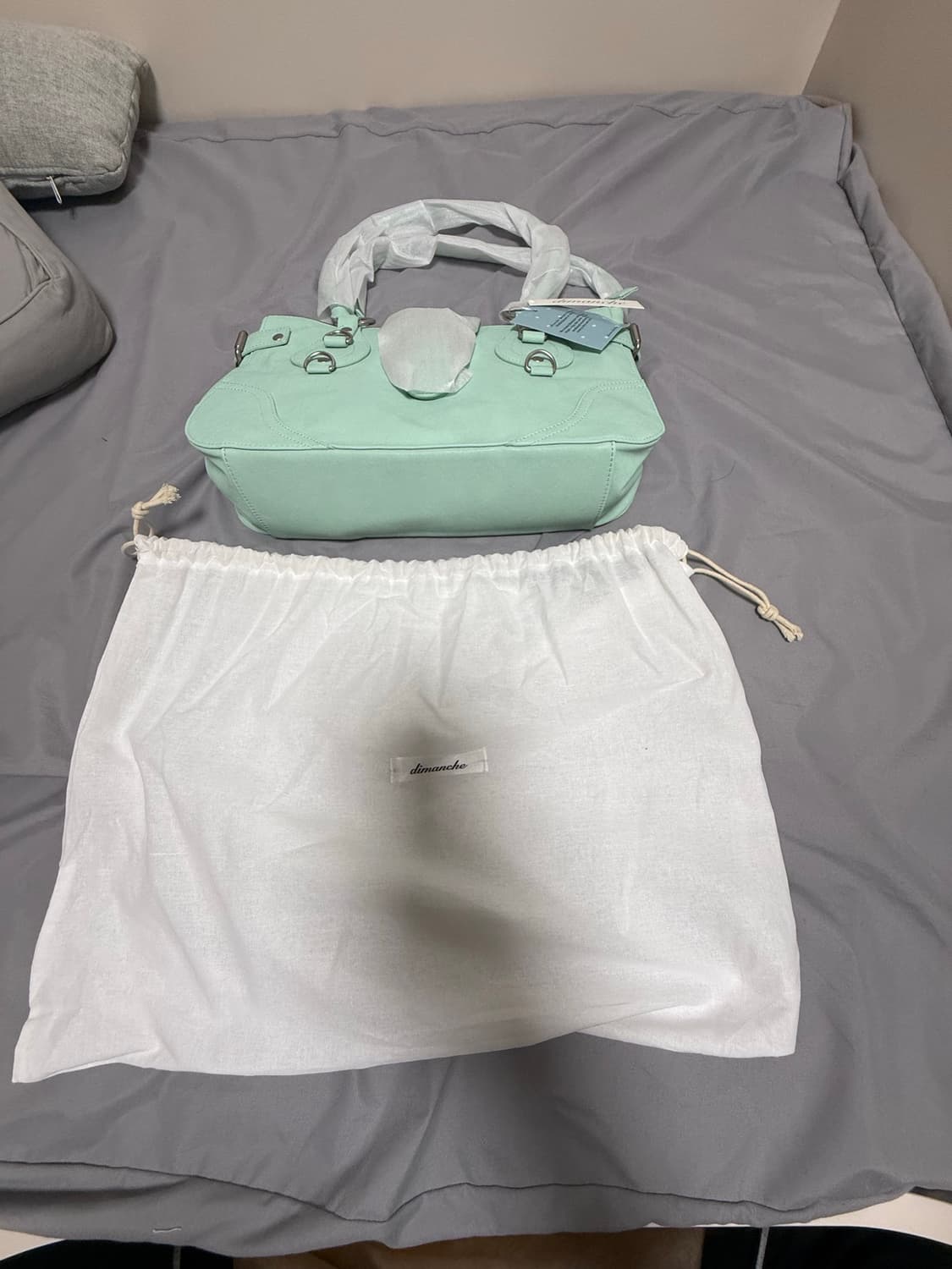 디망쉬 에디터백 민트 상품이미지6
